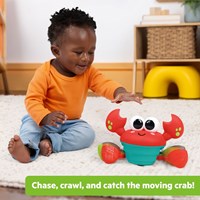 Bright Starts juguete cangrejo gateador Rockin’ Crawling Crab Red-2