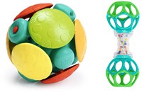Bright Starts juguete para bebé Wobble & Rattle Gift Set sonajero
