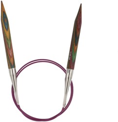 KnitPro agujas circulares Symfonie 80cm 10.00mm set 3 piezas madera