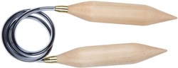 KnitPro agujas circulares Jumbo Birch 120cm 20.00mm para grandes proyectos