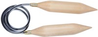 Agujas de tejer circulares KnitPro Jumbo Birch 120 cm 35,00 mm - 3 piezas