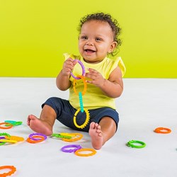 Bright Starts juguete Lots of Links aros de juego coloridos bebé