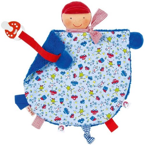 Käthe Kruse mantita de apego niño bebé - algodón multicolor
