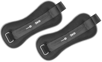 Fitness-Mad pesas para muñeca y tobillo 2 x 2kg neopreno negro