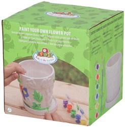 Esschert Design maceta creativa para pintar set DIY para niños