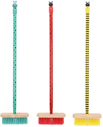 Esschert Design escoba juguete infantil insectos 87cm para interior y exterior