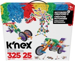 K'nex set de construcción motorizada juguete de construcción 25 modelos 325 piezas