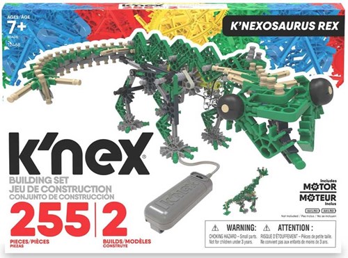 K'nex set de construcción dinosaurio Knexosaurus Rex con motor 255 piezas juguete