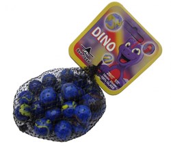 Don Juan canicas dino set de canicas de vidrio 20+1 azul