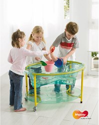 Eduplay mesa de arena y agua transparente - juguete sensorial para niños