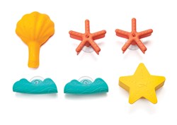 Eduplay set de juguetes de arena y agua - accesorios para jugar y crear