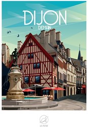 La Loutre puzzle DIJON Demain - puzzle 1000 piezas adultos