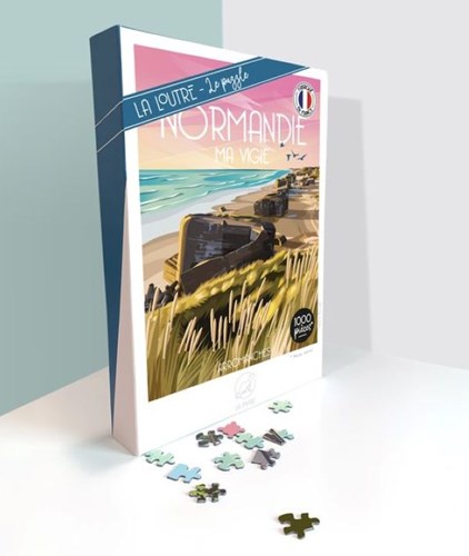 La Loutre puzzle Normandía Arromanches - puzzle de 1000 piezas-2