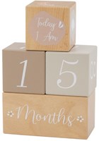 Label Label bloques de madera hitos nougat - bloques de juguete milestone-2