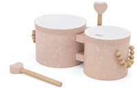 Label Label bongos de madera rosa - juguete musical para niños desde 18 meses-2