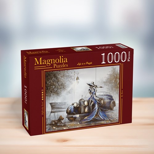 Magnolia puzzle Lady in Blue - rompecabezas de 1000 piezas-2