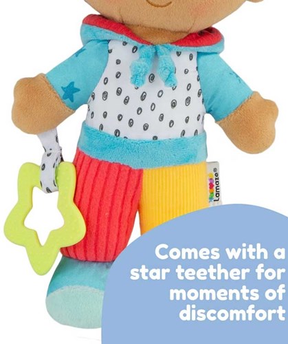 Lamaze juguete sensorial My Friend Lucas - amigo educativo para abrazar-2