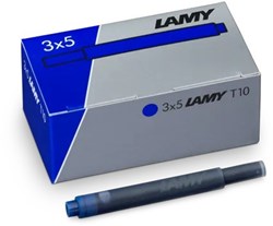 Lamy LAMY T10 Inktpatroon Wisbaar Voor Vulpen 3x5 Blauw