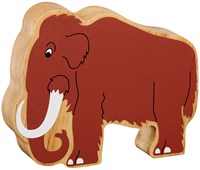 Lanka Kade mamut de juguete marrón grande - figura animal educativa de madera