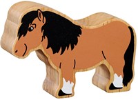 Lanka Kade juguete de madera pony Shetland - educativo y duradero