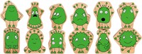 Lanka Kade set de juego de madera folk - juguete educativo 12 piezas