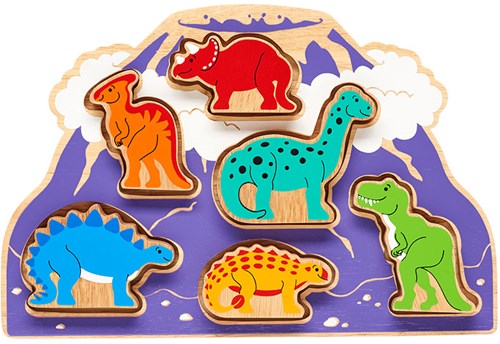 Puzzle de formas de Lanka Kade - Dinosaurios (6)