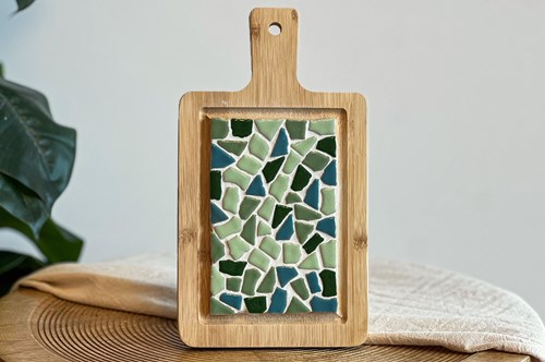 Little Creations bandeja mosaico DIY verde - kit creativo manualidades