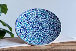Little Creations cuenco mosaico azul kit creativo DIY