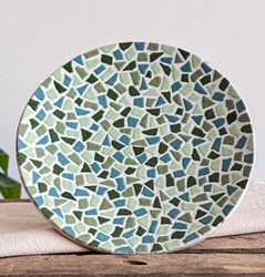 Little Creations cuenco mosaico verde kit creativo DIY