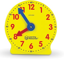 Learning Resources reloj analógico - juguete educativo para aprender la hora