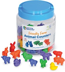 Learning Resources Learning Resources - Friendly FarmÂ® Animal Counters (Set of 72)