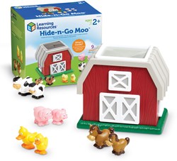 Learning Resources juego educativo Hide-n-Go Moo - juguete para niños