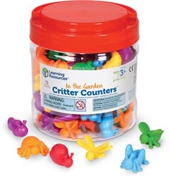 Learning Resources Learning Resources - In The Garden Critter CountersÂ® (Set of 72)