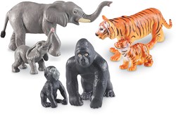 Learning Resources Learning Resources - Jumbo Jungle Animals - Mommas And Babies