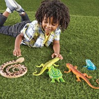 Learning Resources juguetes - Set jumbo de reptiles y anfibios-2