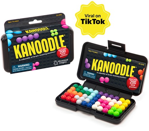 Learning Resources juego de rompecabezas Kanoodle - acertijos 2D y 3D para niños