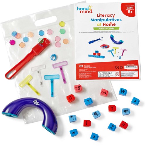 Learning Resources juguete educativo - Literacy Manipulatives at Home Kit - juego de lenguaje