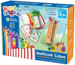 Learning Resources Learning Resources - MathLinkÂ® Cubes NumberblocksÂ® 11-20 Activity Set