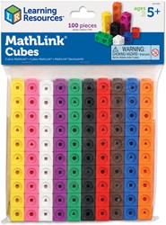Learning Resources Learning Resources - MathLinkÂ® Cubes, Set of 100