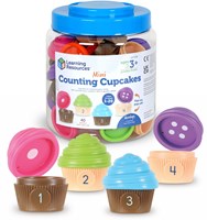 Learning Resources juego de conteo Mini Counting Cupcakes juguete educativo