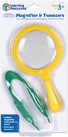 Learning Resources set de experimentos - Lupa jumbo y pinza para niños