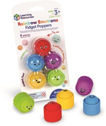 Learning Resources juguete fidget Rainbow Emotion poppers