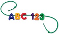Learning Resources juguete educativo - Uppercase Lacing Alphabet multicolor-2