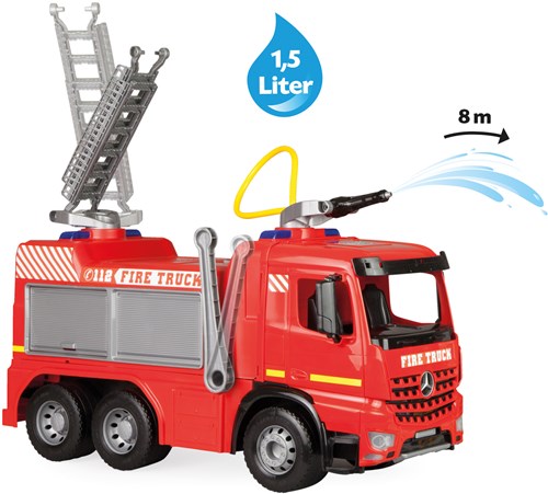 Lena Camión de bomberos GIGA TRUCKS Mercedes-Benz Actros 66cm juguete-2