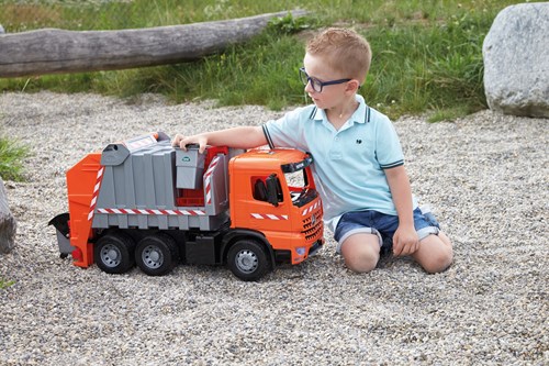 Lena camión de basura Mercedes-Benz Arocs GIGA TRUCKS 71cm juguete-2