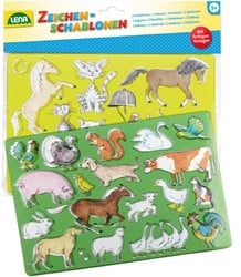 Lena Plantillas para dibujar caballos y gatos