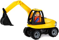 Lena excavadora juguete Truckies 25cm amarillo negro plástico