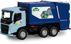 Lena camión de basura Volvo FMX vehículo de juguete con ejes de acero 52 cm