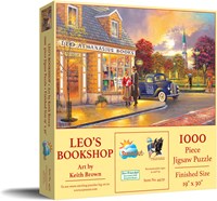 SunsOut puzzle Leo's Bookshop - rompecabezas de 1000 piezas-2