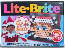 Basic Fun juguete de clavijas luminosas Elf on the Shelf mini - regalo creativo de Navidad